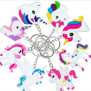 8 Unicorn Keychain's